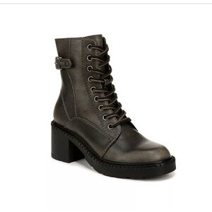 Zodiac Women's Black Leather Ankle Boots